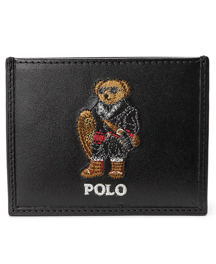 Кожаный визитник Polo Bear Polo Ralph Lauren, черный
Кожаный визитник Polo Bear Polo Ralph Lauren, черный