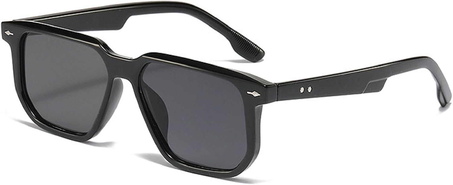 Мужские солнцезащитные очки в стиле ретро с квадратной оправой и заклепками, женские солнцезащитные очки класса люкс с градиентным затемнением и защитой от УФ-излучения UV400 2387 Melrose, Black
Мужские солнцезащитные очки в стиле ретро с квадратной оправой и заклепками, женские солнцезащитные очки класса люкс с градиентным затемнением и защитой от УФ-излучения UV400 2387 Melrose, Black