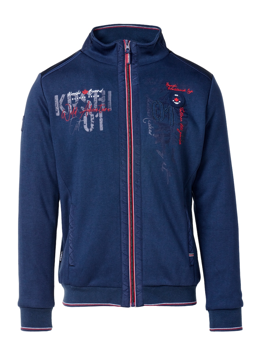 Толстовка с капюшоном на молнии KOROSHI, темно-синий
Толстовка с капюшоном на молнии KOROSHI, темно-синий