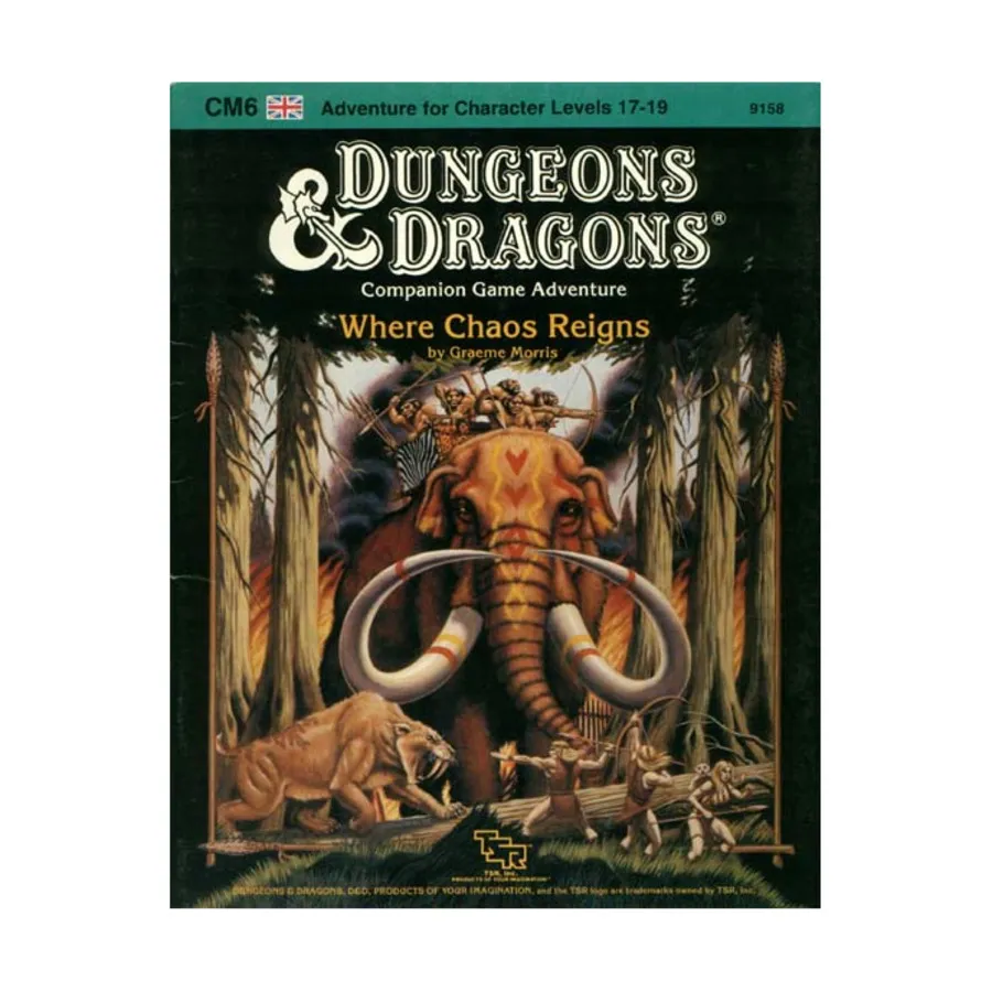 Модуль Where Chaos Reigns, Basic Dungeons & Dragons (Original Edition) - Modules & Adventures - CM Series
Модуль Where Chaos Reigns, Basic Dungeons & Dragons (Original Edition) - Modules & Adventures - CM Series