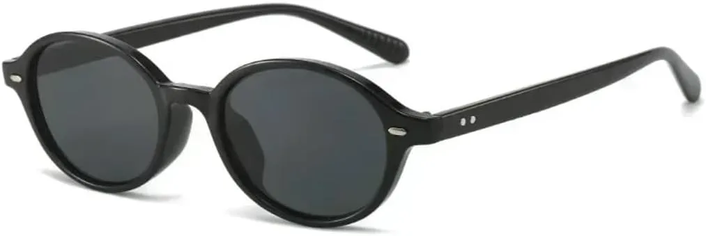 Ретро маленькие овальные солнцезащитные очки для женщин и мужчин с заклепками, модные очки, роскошные солнцезащитные очки UV400 для женщин SZVVBKK, Black Grey
Ретро маленькие овальные солнцезащитные очки для женщин и мужчин с заклепками, модные очки, роскошные солнцезащитные очки UV400 для женщин SZVVBKK, Black Grey