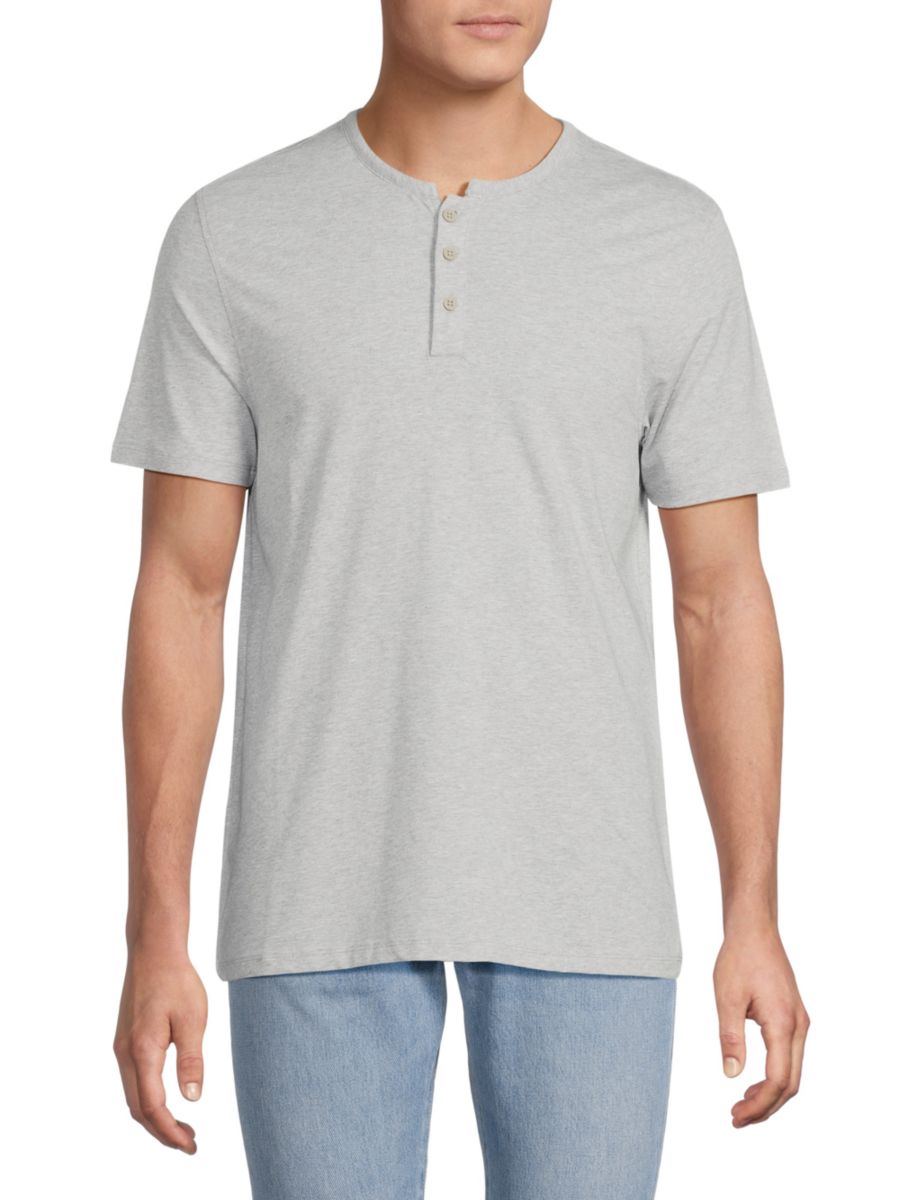 Рубашка хенли из меланжевого цвета Kenneth Cole, светло-серый
Рубашка хенли из меланжевого цвета Kenneth Cole, светло-серый