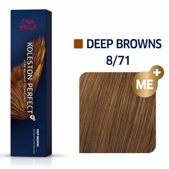 Wella Koleston Perfect ME+, Стойкая краска для волос 8/71 60мл
Wella Koleston Perfect ME+, Стойкая краска для волос 8/71 60мл