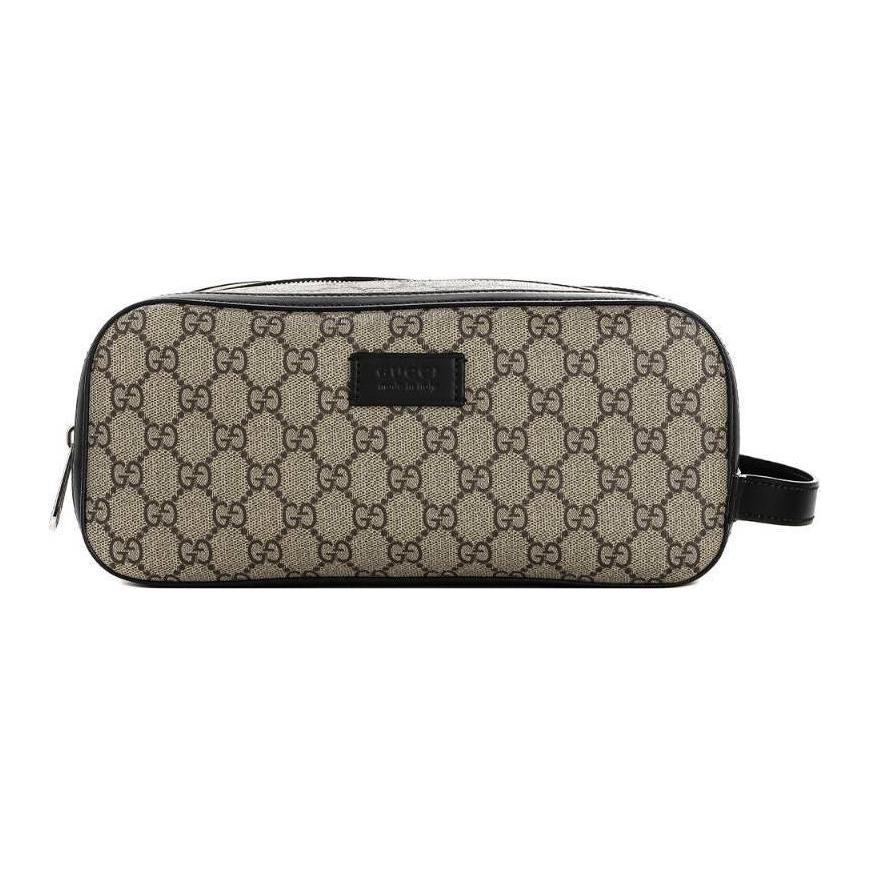 GUCCI Сумка-клатч GG Supreme из кожи и панелированного холста мужская Black & Beige, Бежевый, GUCCI Сумка-клатч GG Supreme из кожи и панелированного холста мужская Black & Beige
GUCCI Сумка-клатч GG Supreme из кожи и панелированного холста мужская Black & Beige, Бежевый, GUCCI Сумка-клатч GG Supreme из кожи и панелированного холста мужская Black & Beige