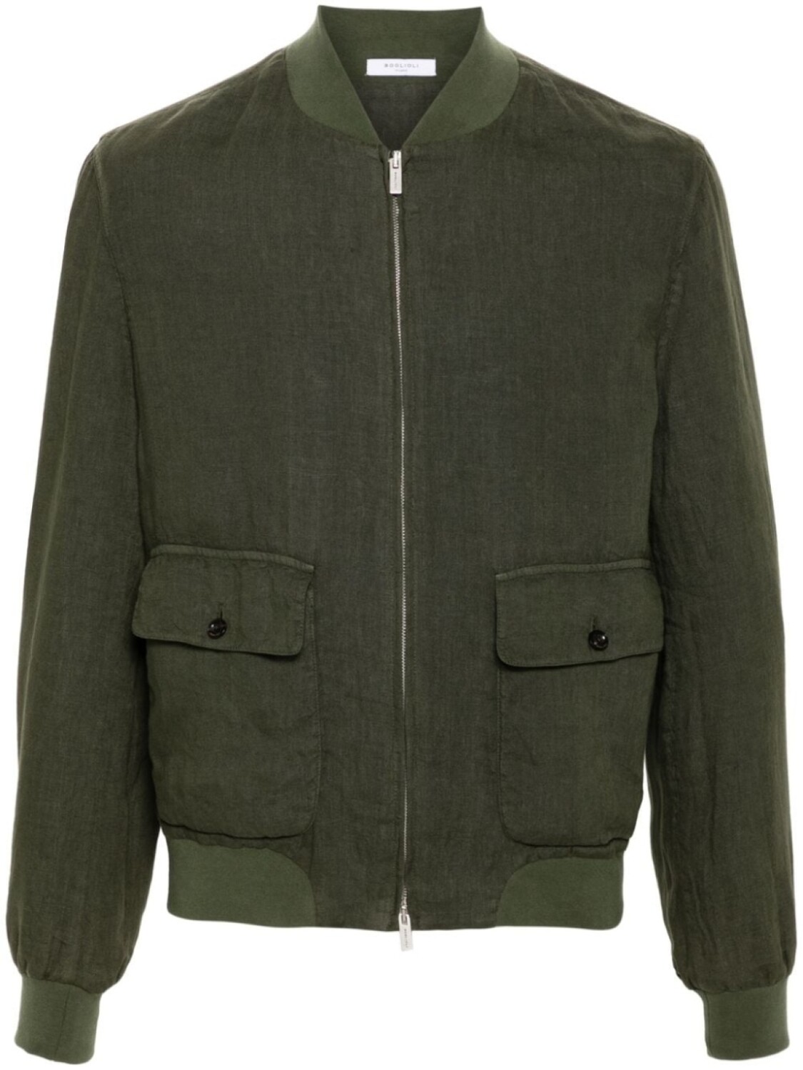 Льняной бомбер Boglioli, зеленый
Льняной бомбер Boglioli, зеленый