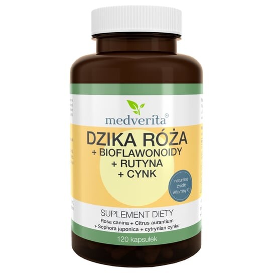 Medverita, Дикая Роза + Рутин 120 капс.
Medverita, Дикая Роза + Рутин 120 капс.