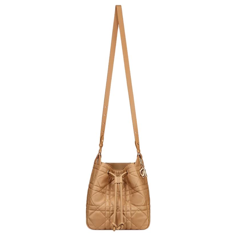 DIOR Женская желтая кожаная сумка через плечо среднего размера
DIOR Женская желтая кожаная сумка через плечо среднего размера