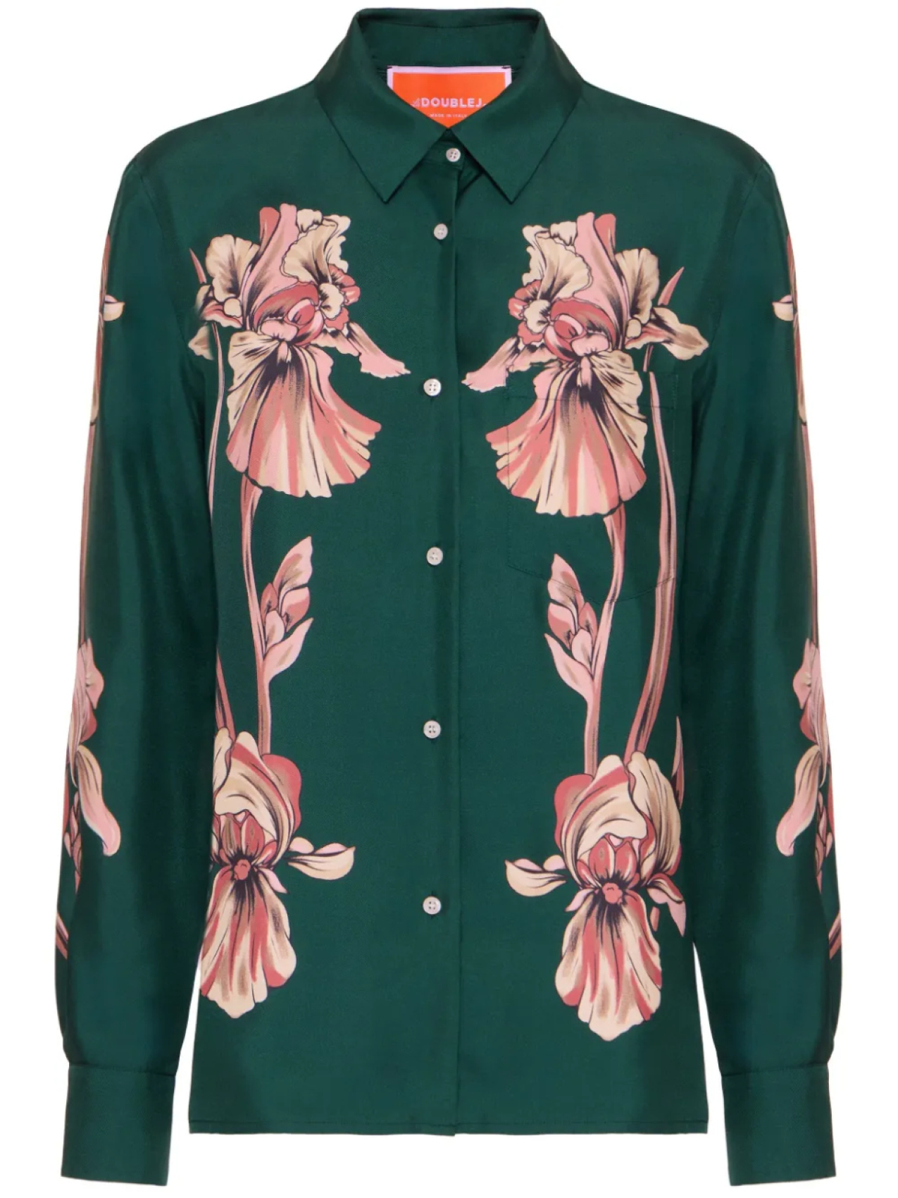 La DoubleJ атласная рубашка, зеленый
La DoubleJ атласная рубашка, зеленый