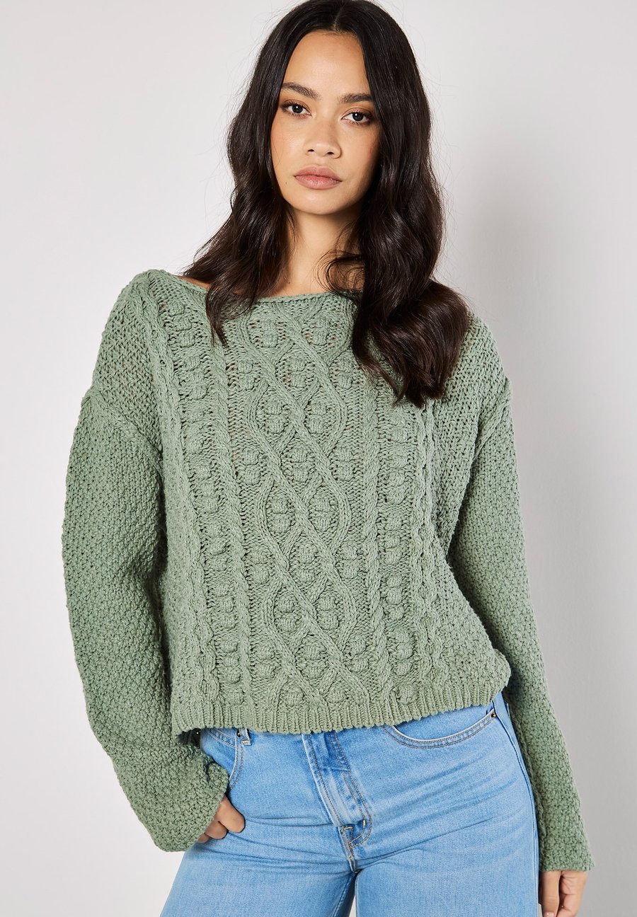 Джемпер Apricot CABLE KNIT, Mint
Джемпер Apricot CABLE KNIT, Mint