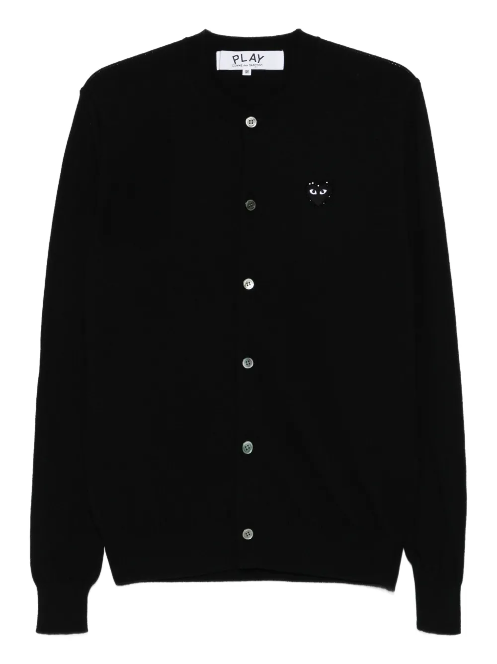 Кардиган с нашивкой-логотипом Comme Des Garçons Play, черный
Кардиган с нашивкой-логотипом Comme Des Garçons Play, черный