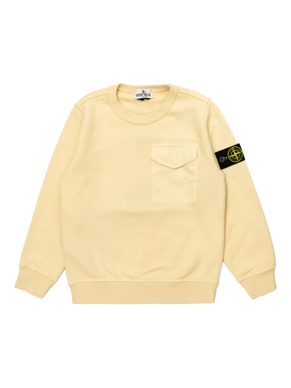 Толстовка с нагрудным карманом Stone Island Junior, кремовый
Толстовка с нагрудным карманом Stone Island Junior, кремовый