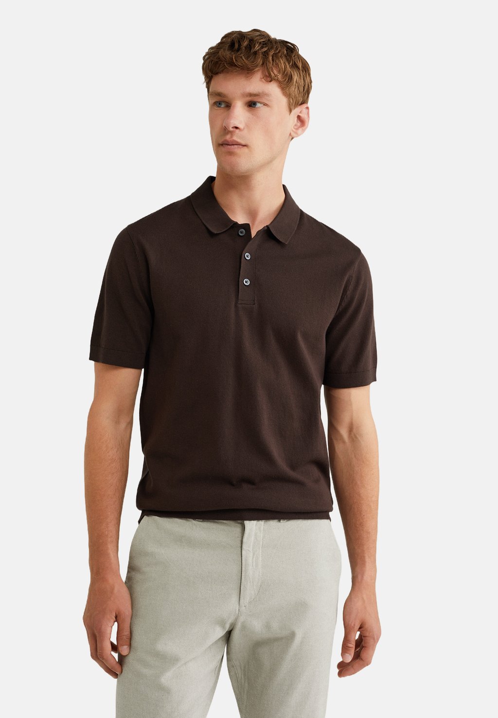 Рубашка поло WE Fashion, темно-коричневый
Рубашка поло WE Fashion, темно-коричневый