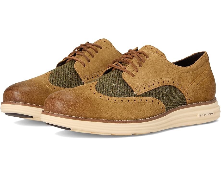 Оксфорды Cole Haan Original Grand Remastered Wing Tip, цвет Tweed 
Оксфорды Cole Haan Original Grand Remastered Wing Tip, цвет Tweed