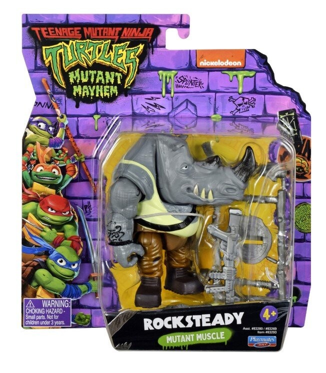 Teenage Mutant Ninja Turtles Movie Mutatnt Mayhem Базовая фигурка ROCKSTEADY BASIC figure Wojownicze Żółwie Ninja
Teenage Mutant Ninja Turtles Movie Mutatnt Mayhem Базовая фигурка ROCKSTEADY BASIC figure Wojownicze Żółwie Ninja