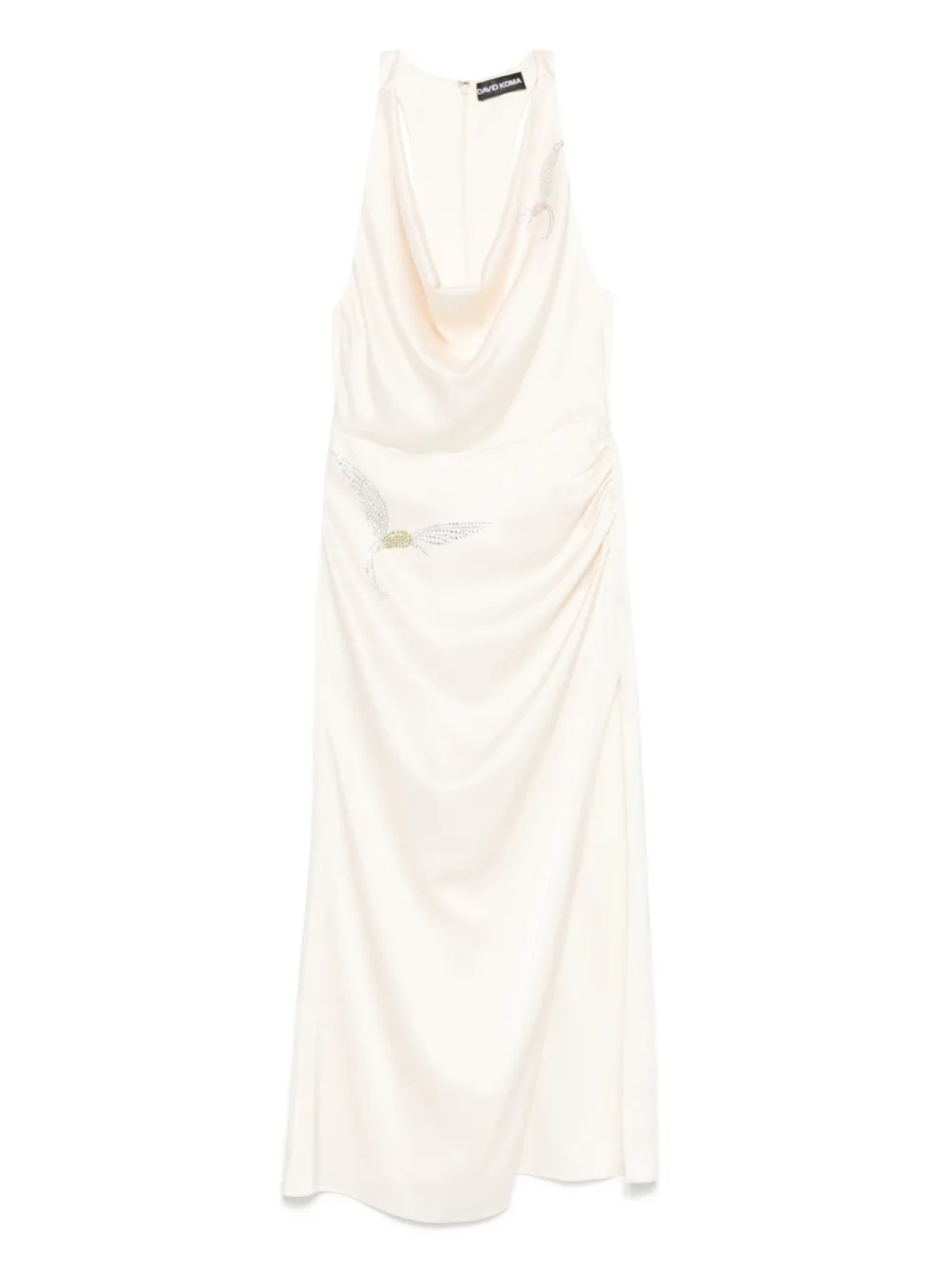 Платье без рукавов David Koma, нейтральный 
Платье без рукавов David Koma, нейтральный