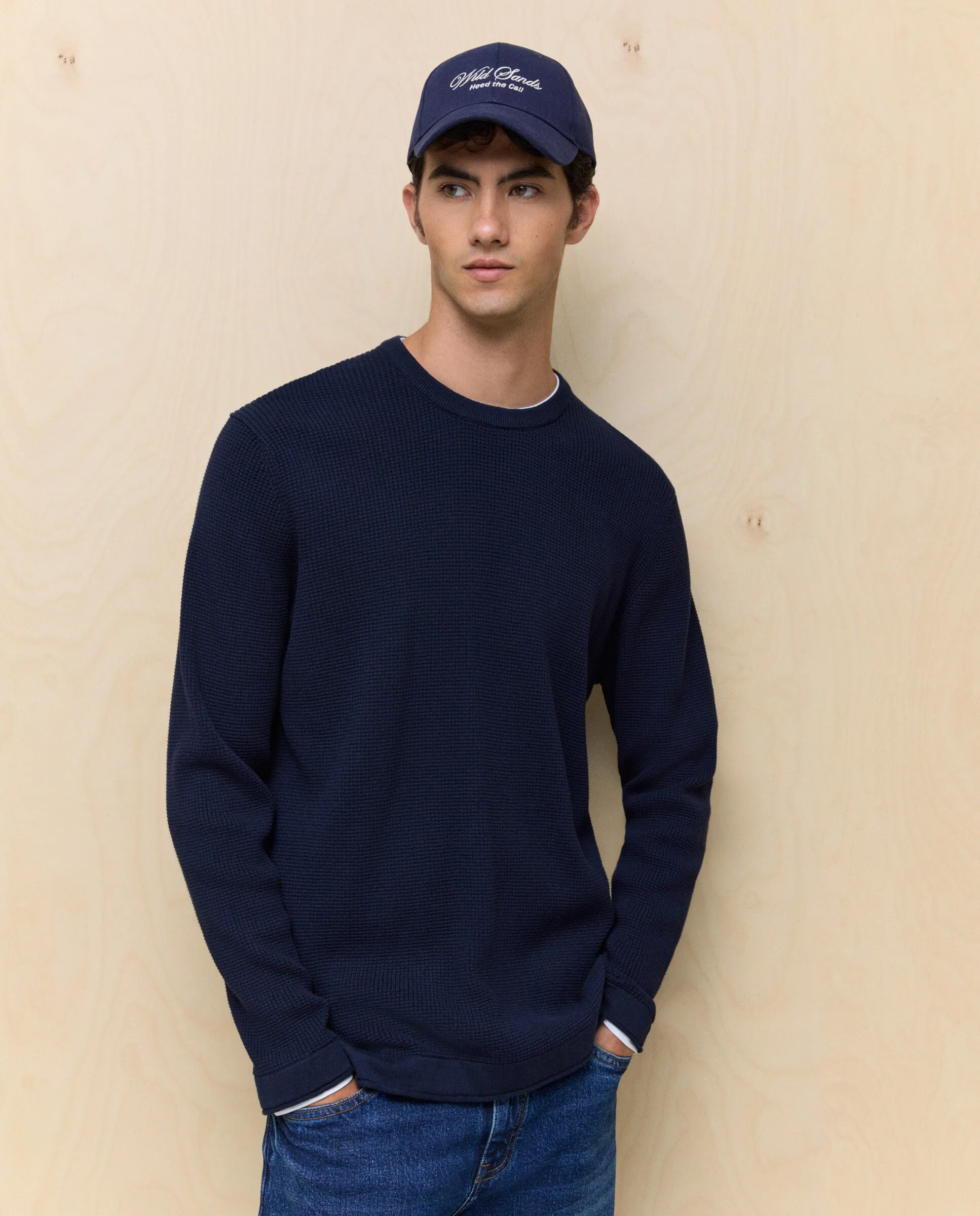 Мужской свитер с круглым вырезом Easy Wear, темно-синий
Мужской свитер с круглым вырезом Easy Wear, темно-синий