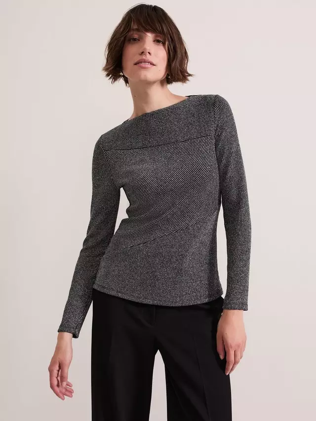 Топ Phase Eight Clarissa Metallic, серебряный
Топ Phase Eight Clarissa Metallic, серебряный