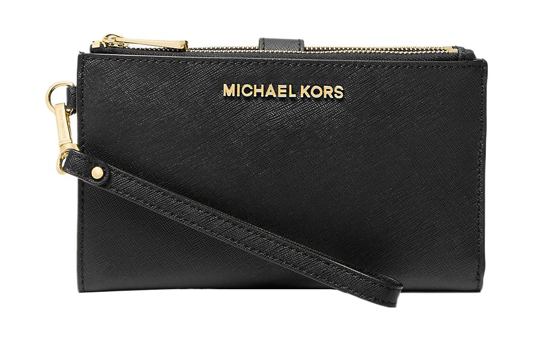 Джет Сет большой кожаный наручный кошелек для смартфона MICHAEL KORS
Джет Сет большой кожаный наручный кошелек для смартфона MICHAEL KORS