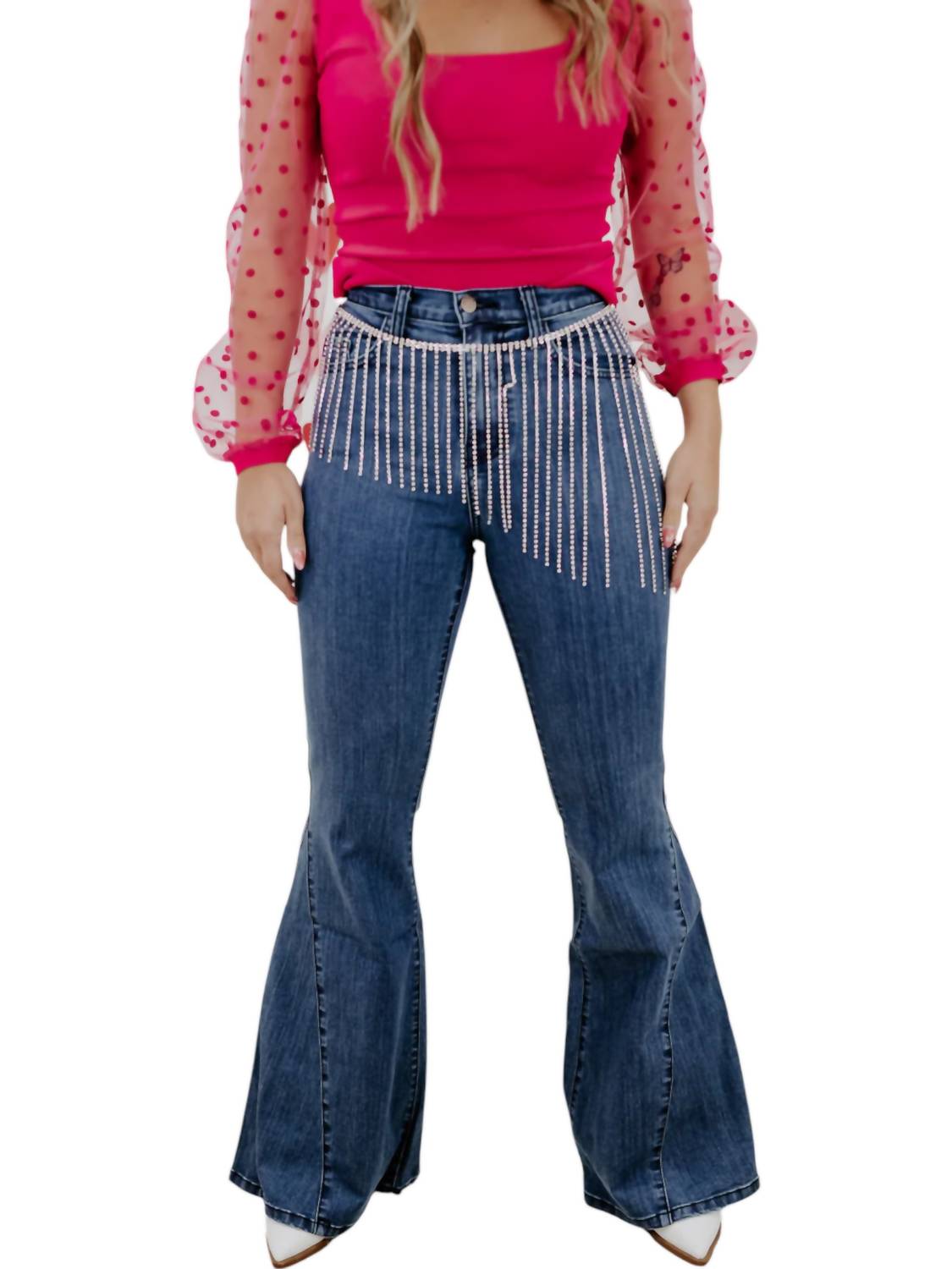 Going Wild Брюки-клеш с высокой талией синего цвета O2 Denim
Going Wild Брюки-клеш с высокой талией синего цвета O2 Denim