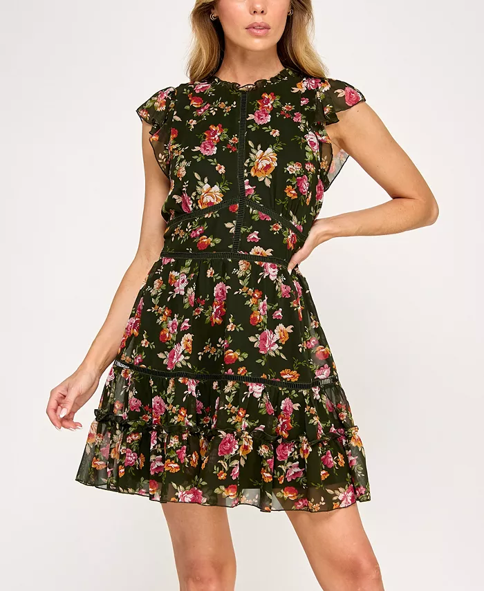 Женское многоярусное платье с рюшами и расклешенным лифом Trixxi, черный
Женское многоярусное платье с рюшами и расклешенным лифом Trixxi, черный