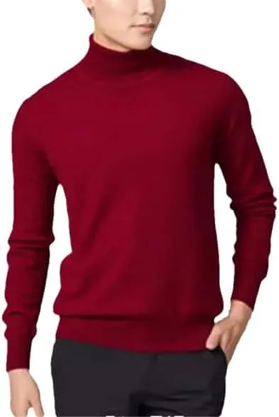 Мужской свитер с высоким воротником, мягкий и теплый
Мужской свитер с высоким воротником, мягкий и теплый