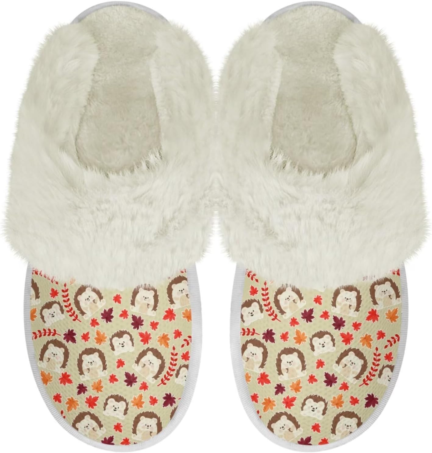 Женские пушистые тапочки Binienty, домашние тапочки для мужчин и женщин, повседневная зимняя обувь для дома, Hedgehog Maple Leaf
Женские пушистые тапочки Binienty, домашние тапочки для мужчин и женщин, повседневная зимняя обувь для дома, Hedgehog Maple Leaf