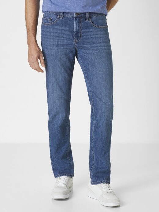 Джинсы с пятью карманами, облегающий крой Paddock`S, синий
Джинсы с пятью карманами, облегающий крой Paddock`S, синий