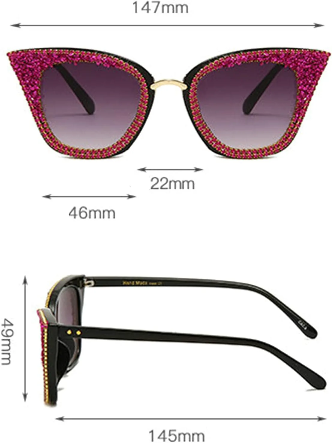 Винтажные солнцезащитные очки COTIA «кошачий глаз» для женщин, с бриллиантами и стразами, мужские солнцезащитные очки с защитой от УФ-излучения UV400, Gold Leopard
Винтажные солнцезащитные очки COTIA «кошачий глаз» для женщин, с бриллиантами и стразами, мужские солнцезащитные очки с защитой от УФ-излучения UV400, Gold Leopard