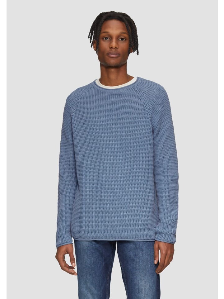 Пуловер QS Strick langarm, синий
Пуловер QS Strick langarm, синий