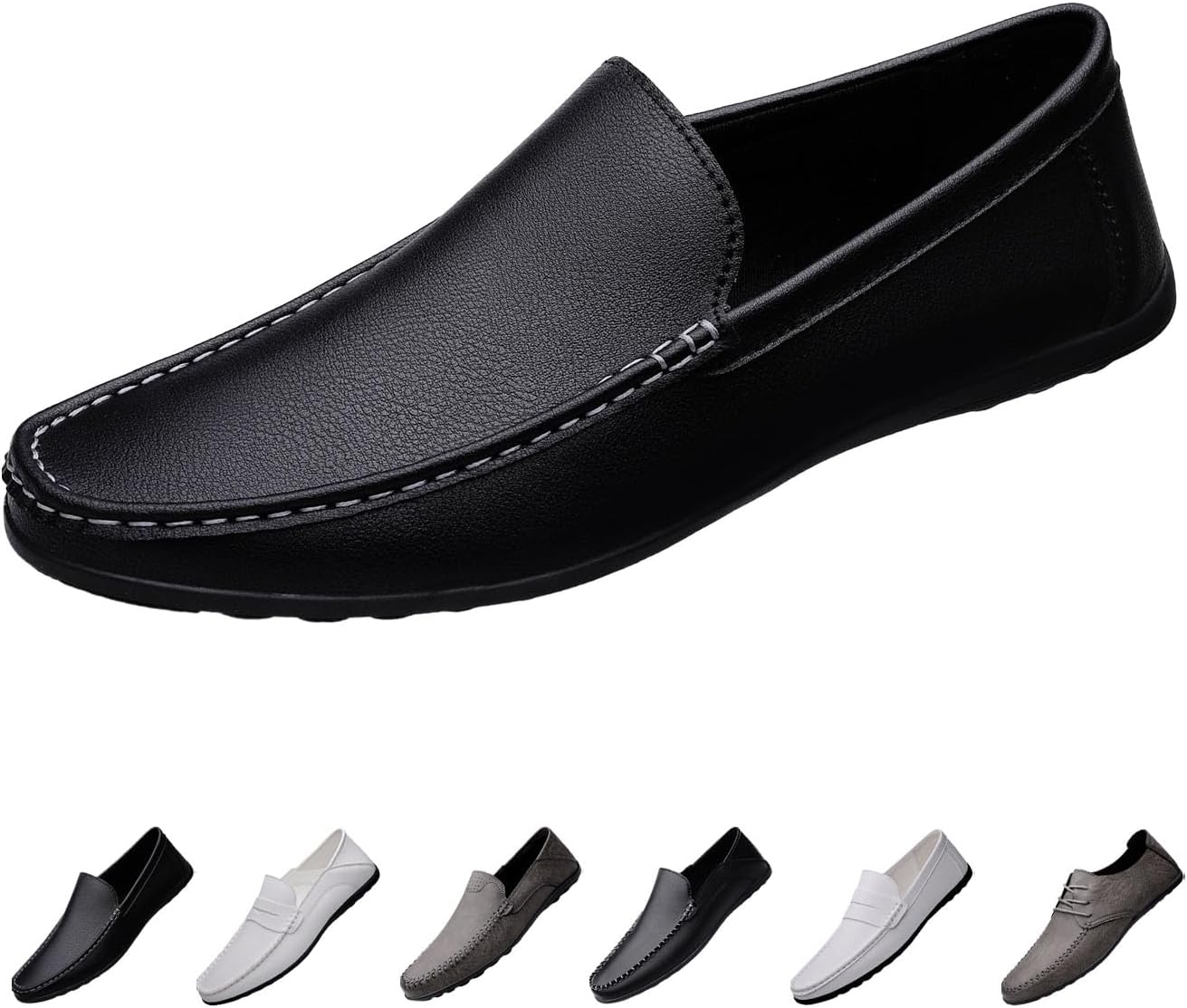 Мужские слипоны для вождения, легкие с комфортом на весь день, нескользящая мягкая подошва, повседневные деловые оксфорды, лодочные туфли Moyowei, черный
Мужские слипоны для вождения, легкие с комфортом на весь день, нескользящая мягкая подошва, повседневные деловые оксфорды, лодочные туфли Moyowei, черный
