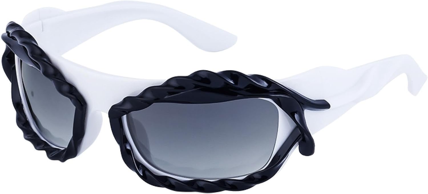 Женские солнцезащитные очки, модные солнцезащитные очки неправильной формы прямоугольной формы для мужчин, роскошные солнцезащитные очки в стиле стимпанк TOIPASTN, C6 White Black
Женские солнцезащитные очки, модные солнцезащитные очки неправильной формы прямоугольной формы для мужчин, роскошные солнцезащитные очки в стиле стимпанк TOIPASTN, C6 White Black