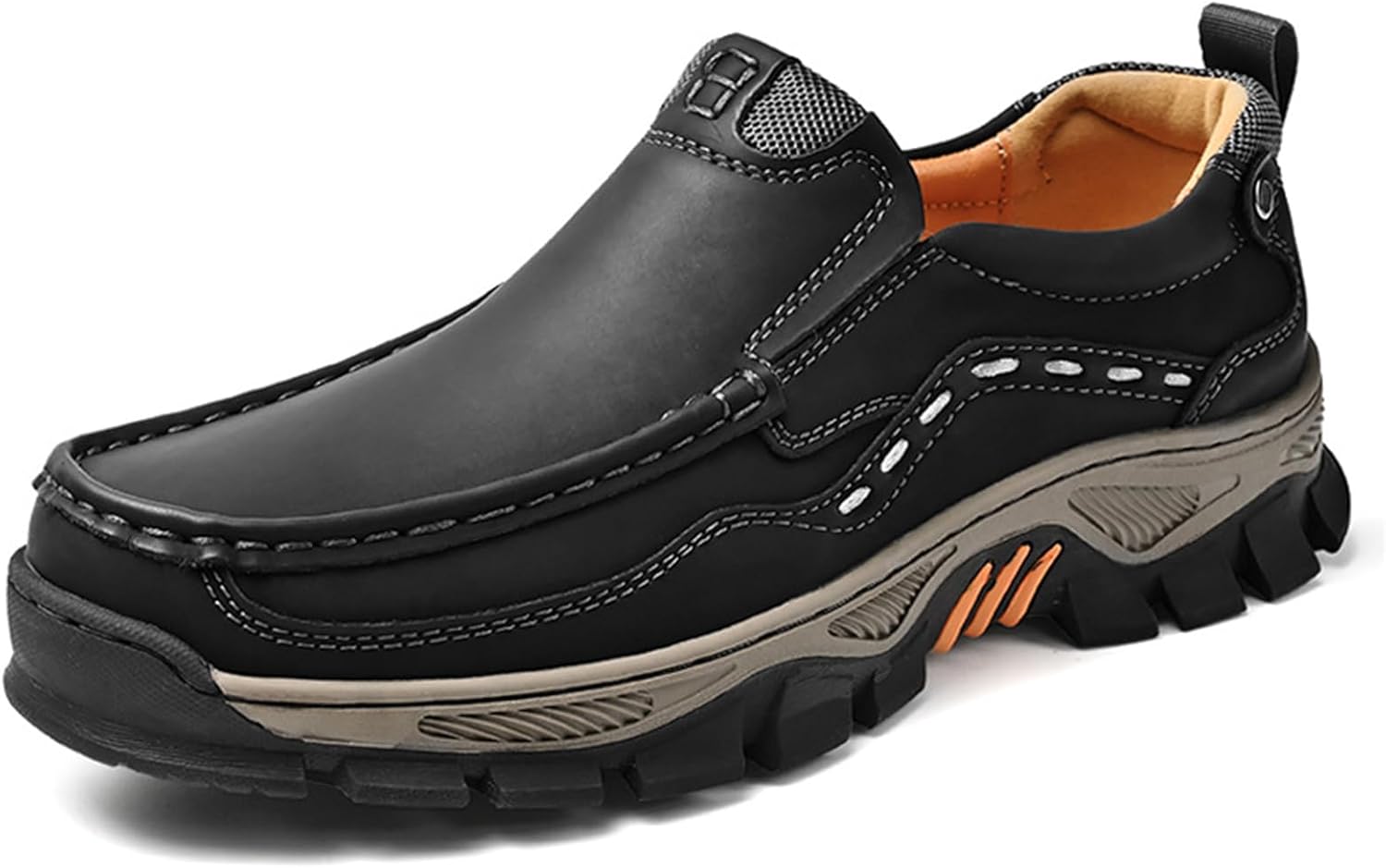 Мужские кожаные лоферы без шнурков, деловые туфли, водонепроницаемые, противоскользящие, легкие и удобные, для работы, прогулок, свадеб и походов Generic, черный
Мужские кожаные лоферы без шнурков, деловые туфли, водонепроницаемые, противоскользящие, легкие и удобные, для работы, прогулок, свадеб и походов Generic, черный