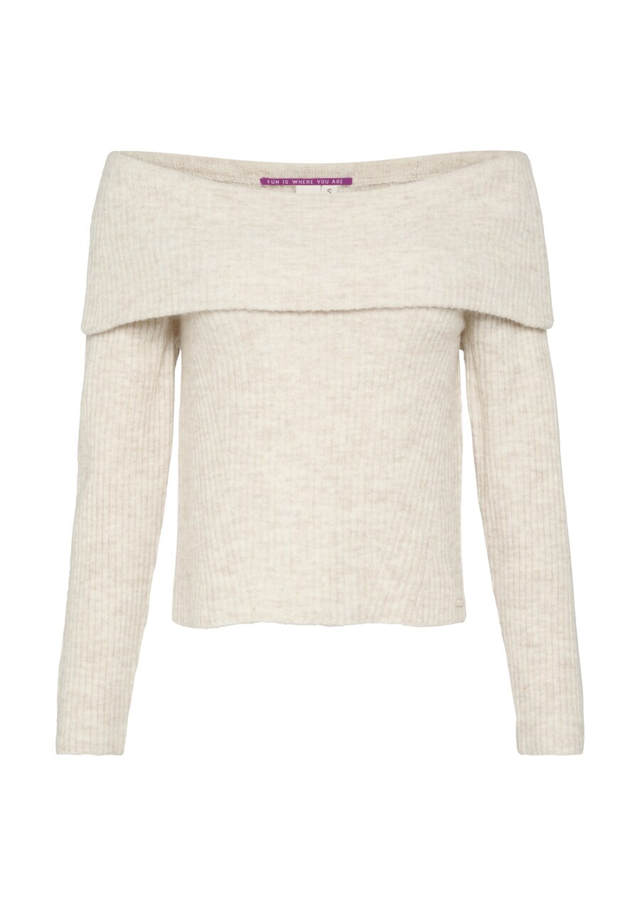 Базовый свитер QS Sweater, кремовый
Базовый свитер QS Sweater, кремовый