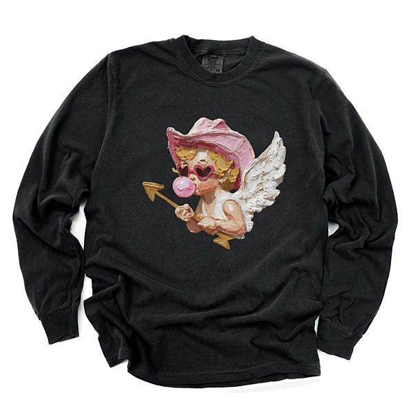 Футболка с принтом Cupid heart eyes paint, женская, окрашенная в готовом виде, с длинным рукавом Simply Sage Market, Black
Футболка с принтом Cupid heart eyes paint, женская, окрашенная в готовом виде, с длинным рукавом Simply Sage Market, Black