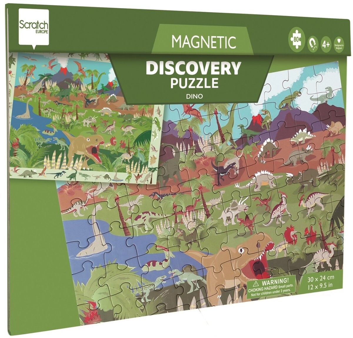 SCRATCH Puzzle 80 EL Игра для наблюдения за динозаврами
SCRATCH Puzzle 80 EL Игра для наблюдения за динозаврами