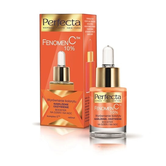 Сыворотка для лица с витамином С, 15 мл Perfecta, Fenomen C
Сыворотка для лица с витамином С, 15 мл Perfecta, Fenomen C