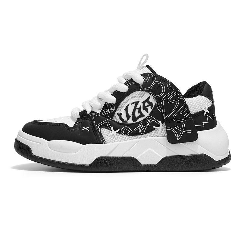 TELENT Низкие, амортизирующие, износостойкие мужские кроссовки для скейтбординга, черно-белые
TELENT Низкие, амортизирующие, износостойкие мужские кроссовки для скейтбординга, черно-белые