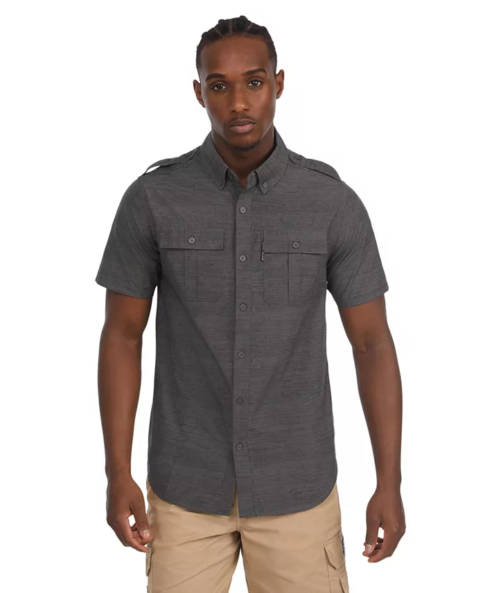 Мужская рубашка с коротким рукавом из трикотажа Ecko Unltd, серый
Мужская рубашка с коротким рукавом из трикотажа Ecko Unltd, серый