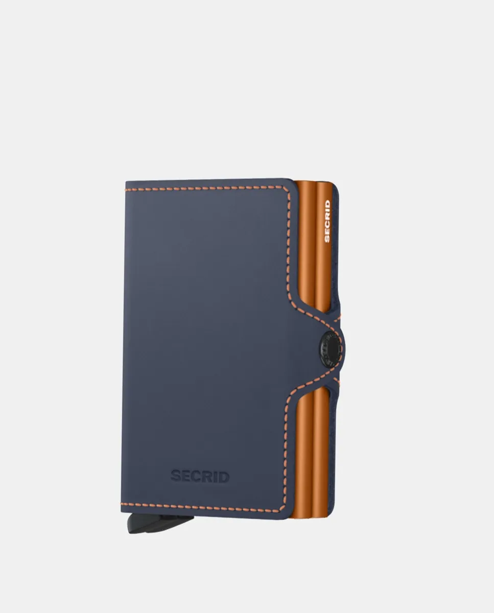 Двухслойный кардхолдер матовый синий и оранжевый с защитой RFID Secrid, многоцветный
Двухслойный кардхолдер матовый синий и оранжевый с защитой RFID Secrid, многоцветный