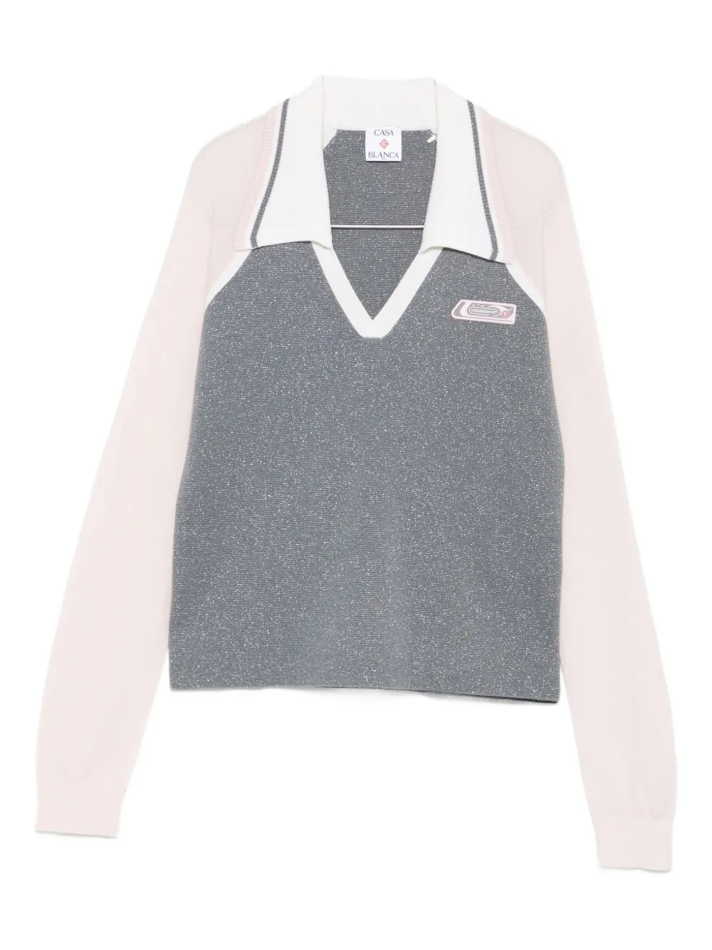 Топ Tennis с длинными рукавами Casablanca, серебристый
Топ Tennis с длинными рукавами Casablanca, серебристый