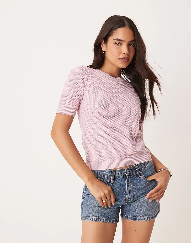 Футболка VILA с короткими рукавами, текстурированная, цвет орхидейно-розовый
Футболка VILA с короткими рукавами, текстурированная, цвет орхидейно-розовый