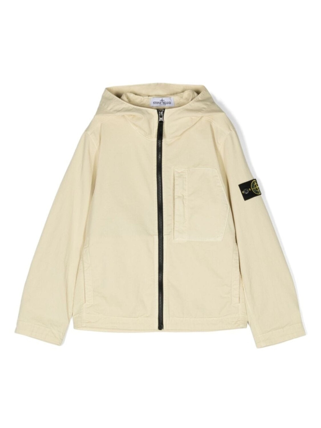 Stone Island Junior куртка с капюшоном и нашивкой Compass, желтый 
Stone Island Junior куртка с капюшоном и нашивкой Compass, желтый