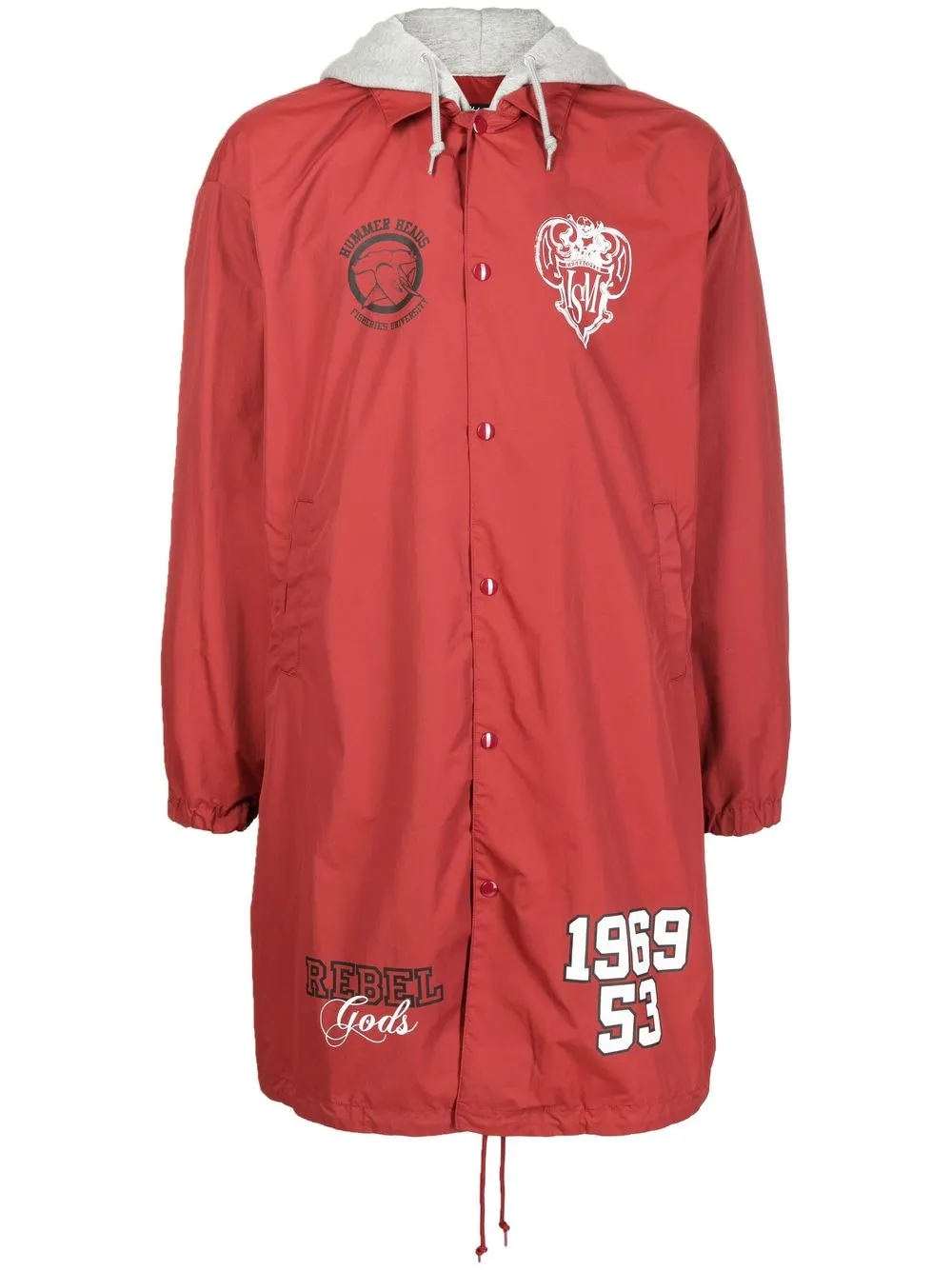 Пальто с капюшоном и логотипом Undercoverism, красный
Пальто с капюшоном и логотипом Undercoverism, красный