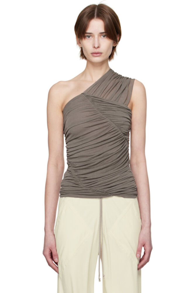 Серый голливудский топ Edfu Rick Owens 
Серый голливудский топ Edfu Rick Owens