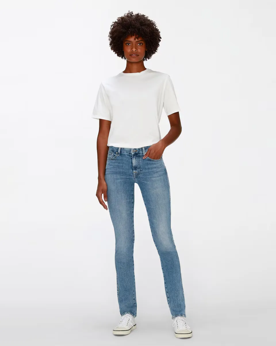 Прямые женские джинсы со средней посадкой Kimmie 7 For all mankind, светло-голубой
Прямые женские джинсы со средней посадкой Kimmie 7 For all mankind, светло-голубой