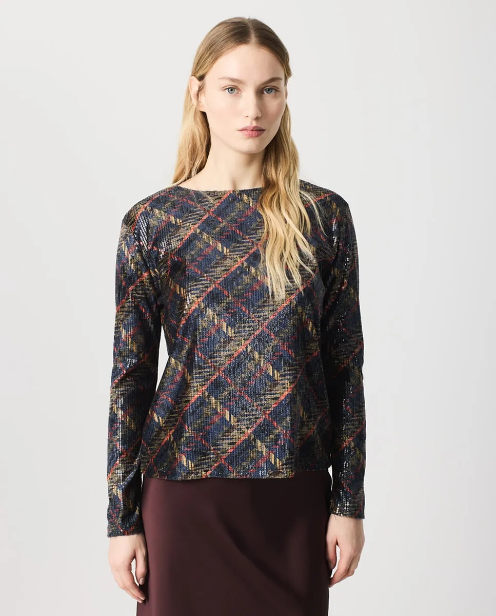 Женская футболка с пайетками и круглым вырезом Escorpion, мультиколор
Женская футболка с пайетками и круглым вырезом Escorpion, мультиколор