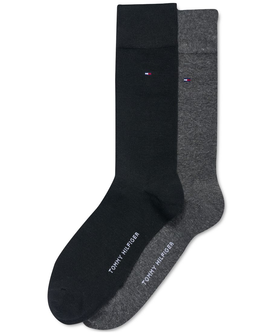 Мужские однотонные носки (2 шт) Tommy Hilfiger, Black/Gray
Мужские однотонные носки (2 шт) Tommy Hilfiger, Black/Gray