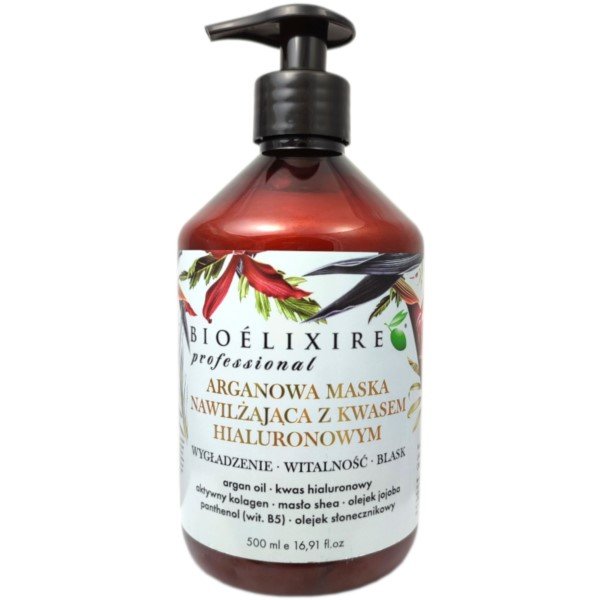 Маска Bioelixire Argan с гиалуроновой кислотой. 500 мл
Маска Bioelixire Argan с гиалуроновой кислотой. 500 мл
