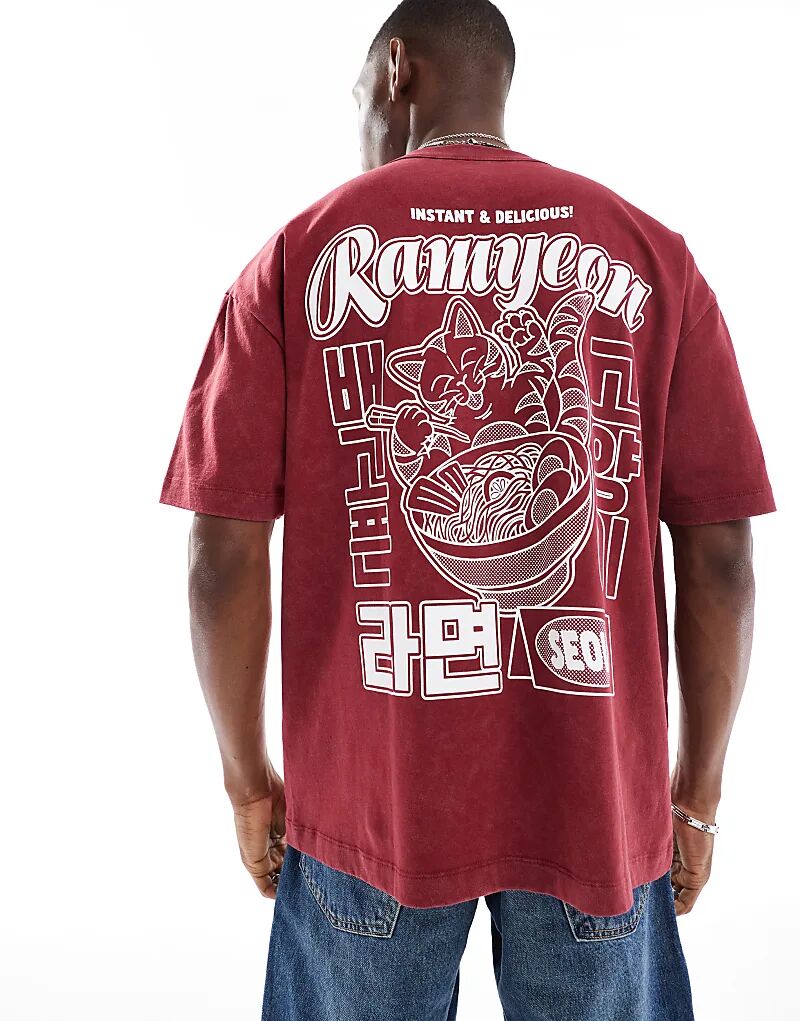 Футболка ASOS DESIGN свободного кроя с принтом спереди и сзади в выбеленном красном цвете
Футболка ASOS DESIGN свободного кроя с принтом спереди и сзади в выбеленном красном цвете