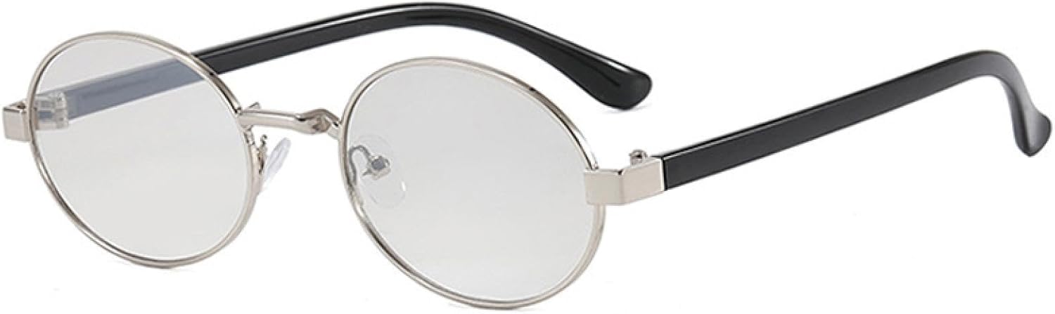 Винтажные маленькие металлические овальные женские солнцезащитные очки, модные прозрачные градиентные очки с защитой от УФ-излучения UV400, мужские солнцезащитные очки в стиле панк TVTBBVV, Silver Black Gray
Винтажные маленькие металлические овальные женские солнцезащитные очки, модные прозрачные градиентные очки с защитой от УФ-излучения UV400, мужские солнцезащитные очки в стиле панк TVTBBVV, Silver Black Gray